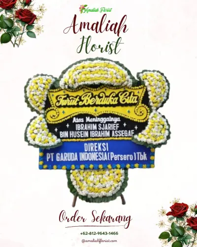 Papan Bunga Duka di Sitirejo I