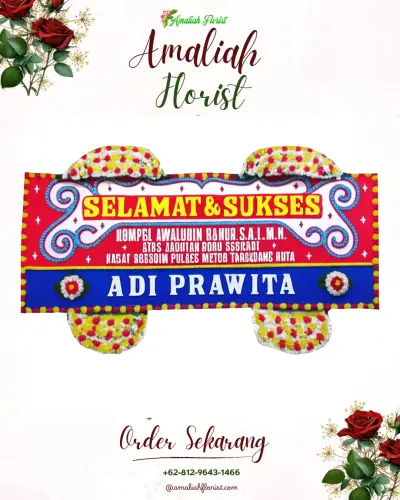 Karangan Bunga Ucapan Selamat di Sitirejo I