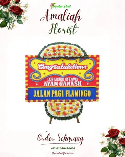 Bunga Papan Congratulation di Sitirejo I